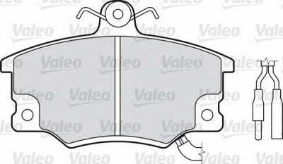 VALEO 598219 -  Комплект тормозных колодок, дисковый тормоз