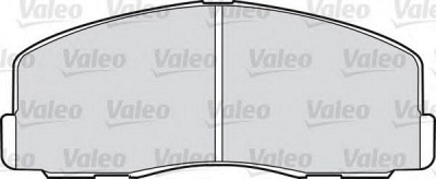 VALEO 598220 -  Комплект тормозных колодок, дисковый тормоз