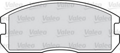 VALEO 598224 -  Комплект тормозных колодок, дисковый тормоз