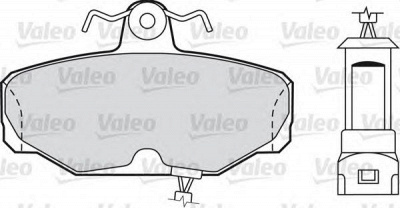 VALEO 598240 -  Комплект тормозных колодок, дисковый тормоз