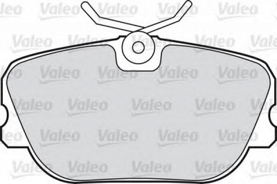 VALEO 598241 -  Комплект тормозных колодок, дисковый тормоз