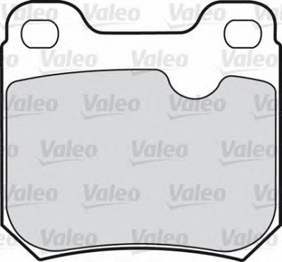 VALEO 598253 -  Комплект тормозных колодок, дисковый тормоз