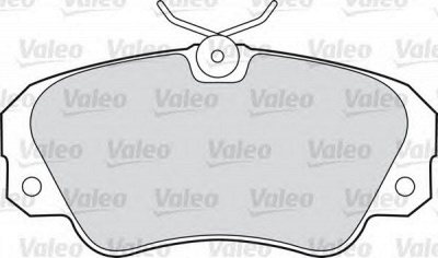 VALEO 598256 -  Комплект тормозных колодок, дисковый тормоз