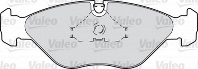 VALEO 598269 -  Комплект тормозных колодок, дисковый тормоз