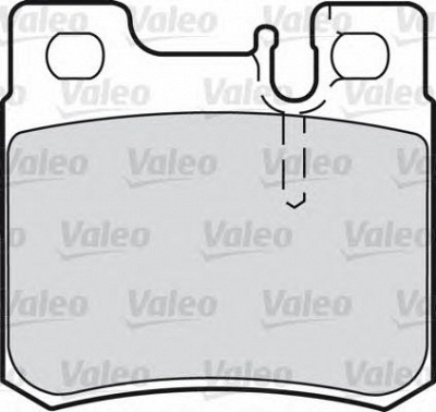 VALEO 598272 -  Комплект тормозных колодок, дисковый тормоз