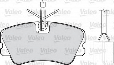 VALEO 598289 -  Комплект тормозных колодок, дисковый тормоз