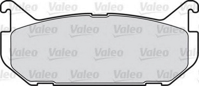 VALEO 598290 -  Комплект тормозных колодок, дисковый тормоз