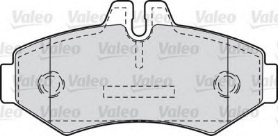 VALEO 598300 -  Комплект тормозных колодок, дисковый тормоз