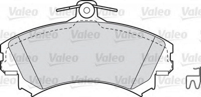 VALEO 598318 -  Комплект тормозных колодок, дисковый тормоз