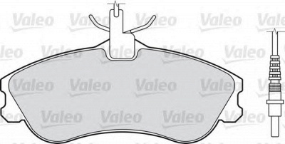 VALEO 598326 -  Комплект тормозных колодок, дисковый тормоз