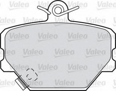 VALEO 598329 -  Комплект тормозных колодок, дисковый тормоз