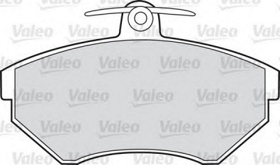 VALEO 598330 -  Комплект тормозных колодок, дисковый тормоз