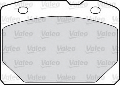 VALEO 598405 -  Комплект тормозных колодок, дисковый тормоз