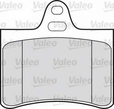 VALEO 598418 -  Комплект тормозных колодок, дисковый тормоз