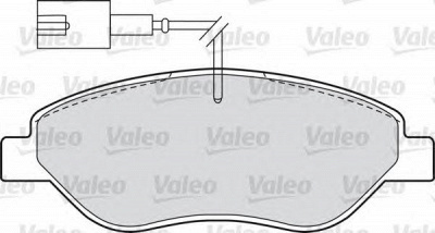 VALEO 598428 -  Комплект тормозных колодок, дисковый тормоз