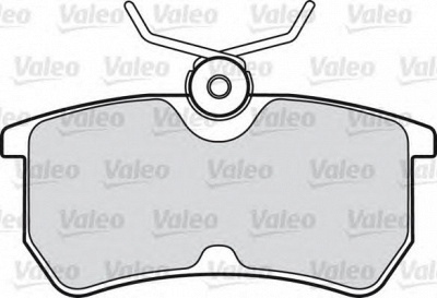 VALEO 598431 -  Комплект тормозных колодок, дисковый тормоз