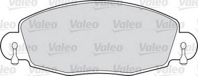 VALEO 598432 -  Комплект тормозных колодок, дисковый тормоз