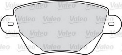 VALEO 598434 -  Комплект тормозных колодок, дисковый тормоз
