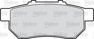 VALEO 598437 -  Комплект тормозных колодок, дисковый тормоз