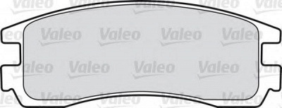 VALEO 598459 -  Комплект тормозных колодок, дисковый тормоз