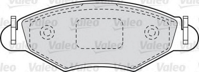 VALEO 598461 -  Комплект тормозных колодок, дисковый тормоз