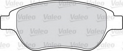 VALEO 598465 -  Комплект тормозных колодок, дисковый тормоз