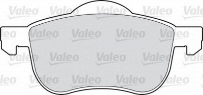 VALEO 598479 -  Комплект тормозных колодок, дисковый тормоз