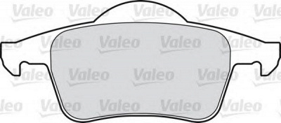 VALEO 598480 -  Комплект тормозных колодок, дисковый тормоз