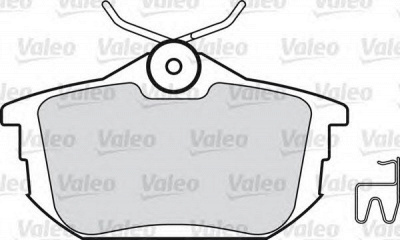 VALEO 598492 -  Комплект тормозных колодок, дисковый тормоз