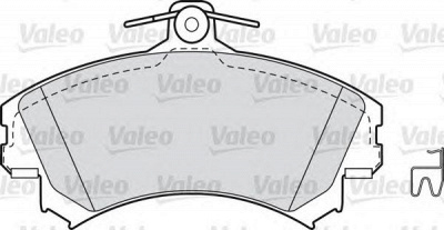 VALEO 598493 -  Комплект тормозных колодок, дисковый тормоз