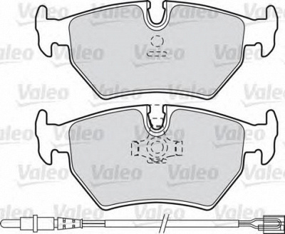 VALEO 598502 -  Комплект тормозных колодок, дисковый тормоз