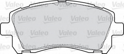VALEO 598530 -  Комплект тормозных колодок, дисковый тормоз