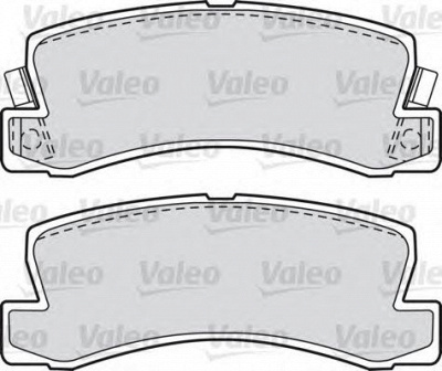VALEO 598540 -  Комплект тормозных колодок, дисковый тормоз