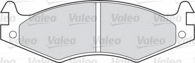 VALEO 598595 -  Комплект тормозных колодок, дисковый тормоз