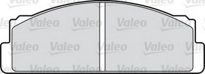 VALEO 598603 -  Комплект тормозных колодок, дисковый тормоз