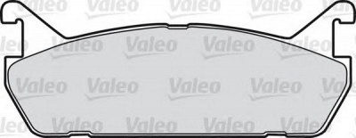 VALEO 598624 -  Комплект тормозных колодок, дисковый тормоз