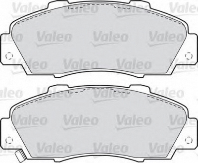 VALEO 598627 -  Комплект тормозных колодок, дисковый тормоз