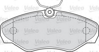 VALEO 598669 -  Комплект тормозных колодок, дисковый тормоз