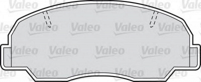 VALEO 598685 -  Комплект тормозных колодок, дисковый тормоз