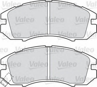 VALEO 598691 -  Комплект тормозных колодок, дисковый тормоз