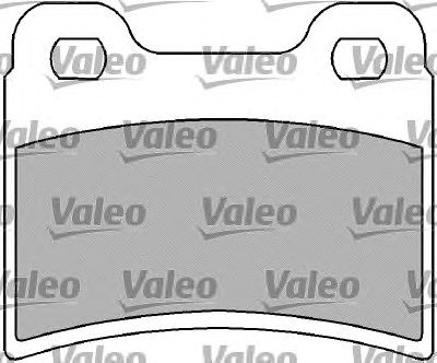 VALEO 598692 -  Комплект тормозных колодок, дисковый тормоз