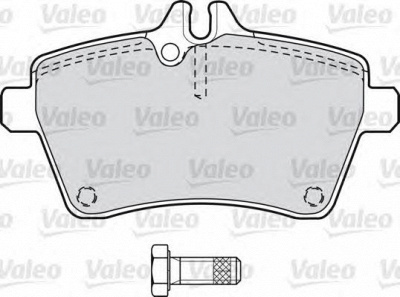 VALEO 598704 -  Комплект тормозных колодок, дисковый тормоз