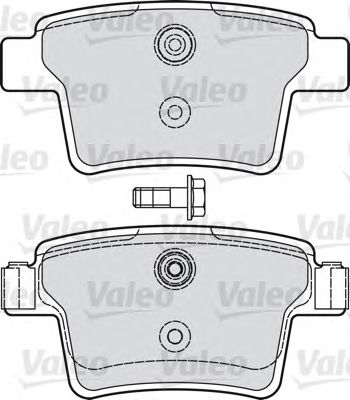 VALEO 598740 -  Комплект тормозных колодок, дисковый тормоз