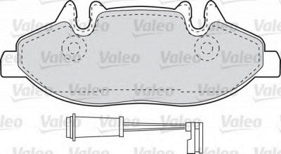 VALEO 598764 -  Комплект тормозных колодок, дисковый тормоз