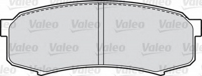VALEO 598777 -  Комплект тормозных колодок, дисковый тормоз
