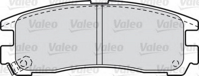VALEO 598834 -  Комплект тормозных колодок, дисковый тормоз