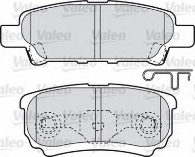 VALEO 598852 -  Комплект тормозных колодок, дисковый тормоз