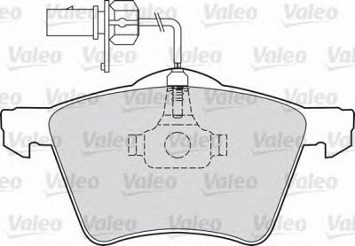 VALEO 598858 -  Комплект тормозных колодок, дисковый тормоз