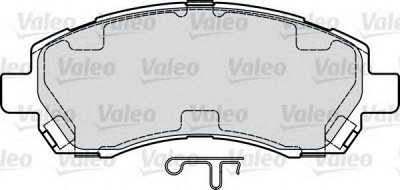 VALEO 598915 -  Комплект тормозных колодок, дисковый тормоз