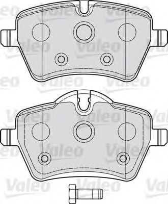 VALEO 598925 -  Комплект тормозных колодок, дисковый тормоз